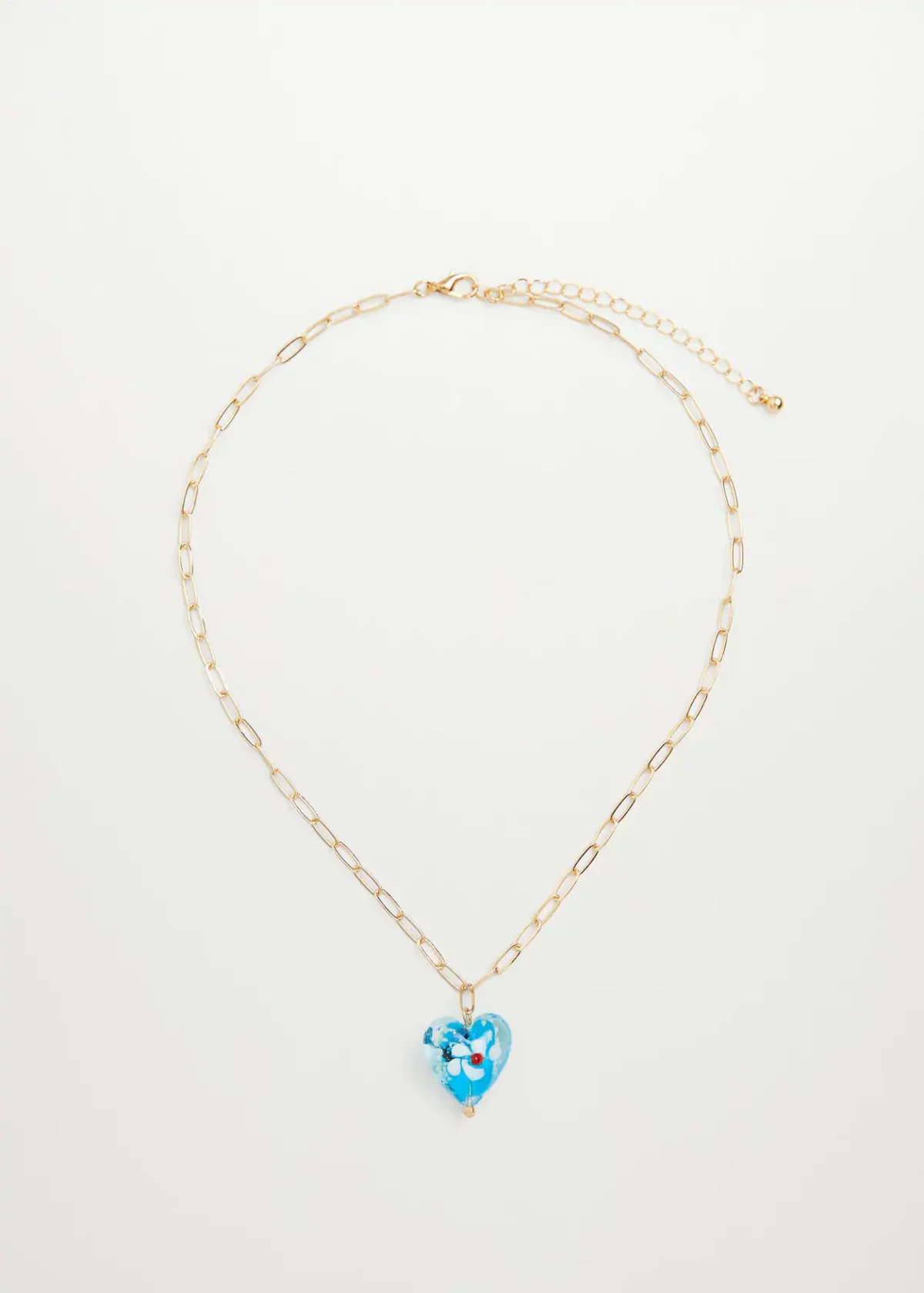 blue heart necklace - Image 4