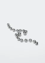 Faceted crystal hoop earrings - Image 5