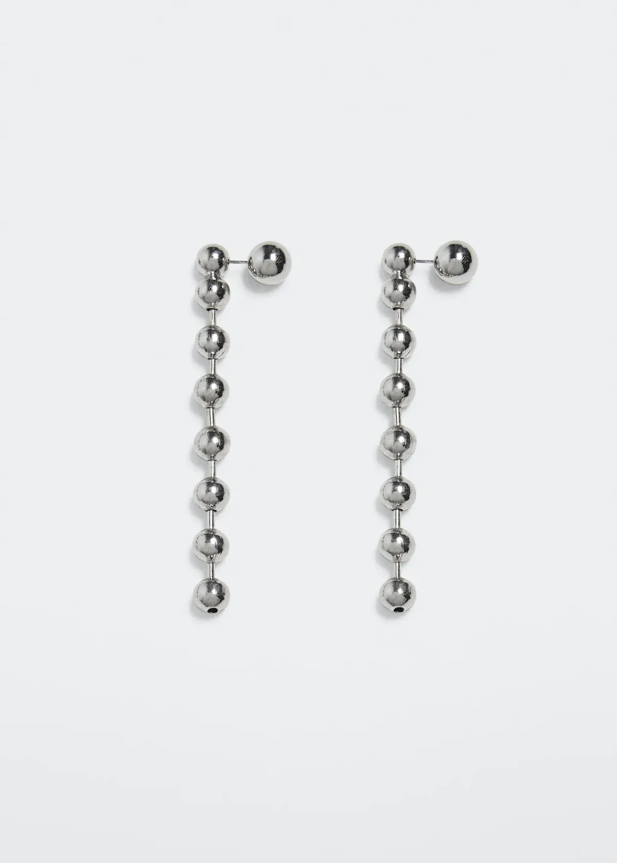 Faceted crystal hoop earrings - Image 1