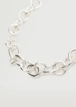 Embossed hoop earrings - Image 3